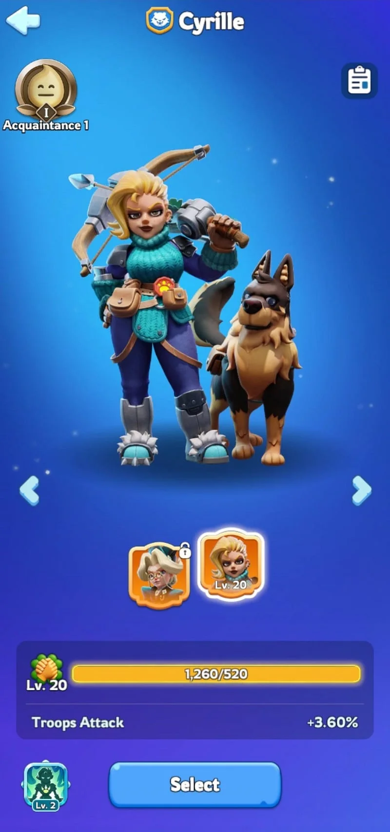 Cyrille, Bear Huntress